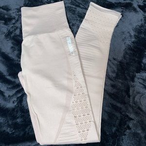 Gymshark Seamless Energy High Waisted Leggings - Taupe - Small
